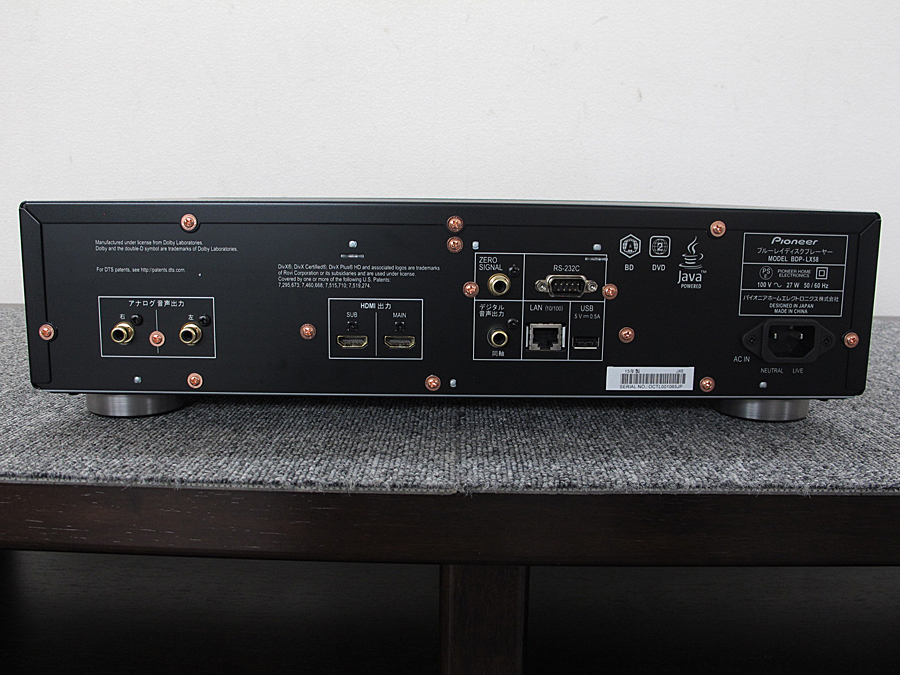 美品】パイオニア Pioneer BDP-LX58 BDプレーヤー @23921 / 中古