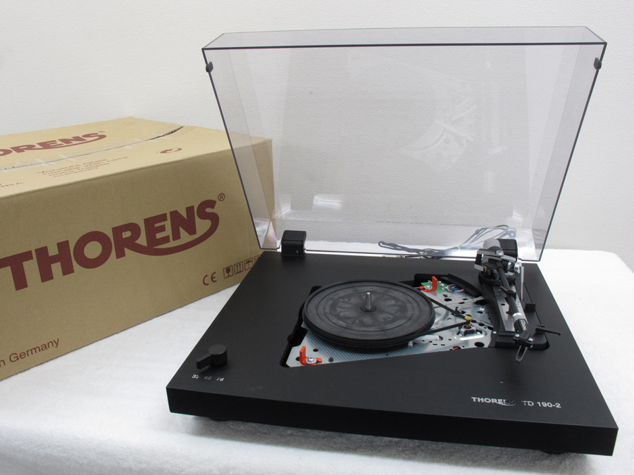 未使用】 THORENS TD190-2 ターンテーブル 元箱付 @25525 / 中古