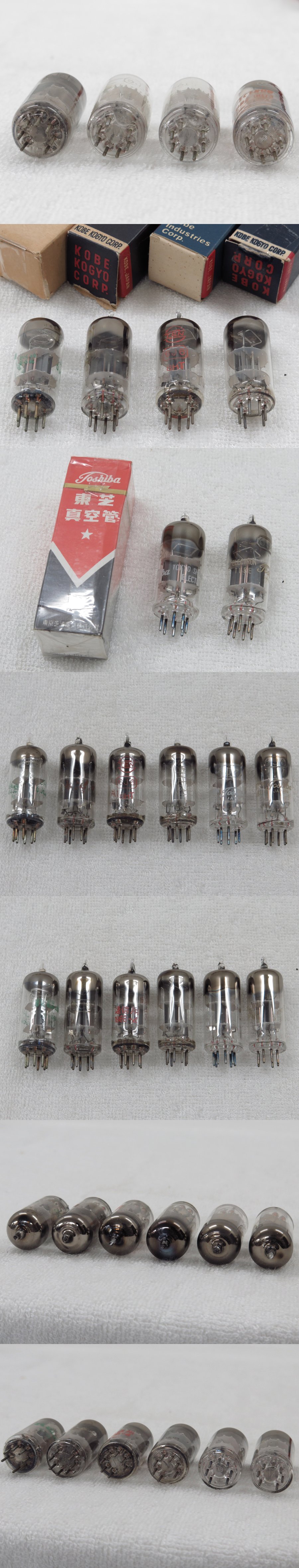 東芝 TEN マツダ RCA 6J6 真空管11本セット 2本未開封 @24948 / 中古