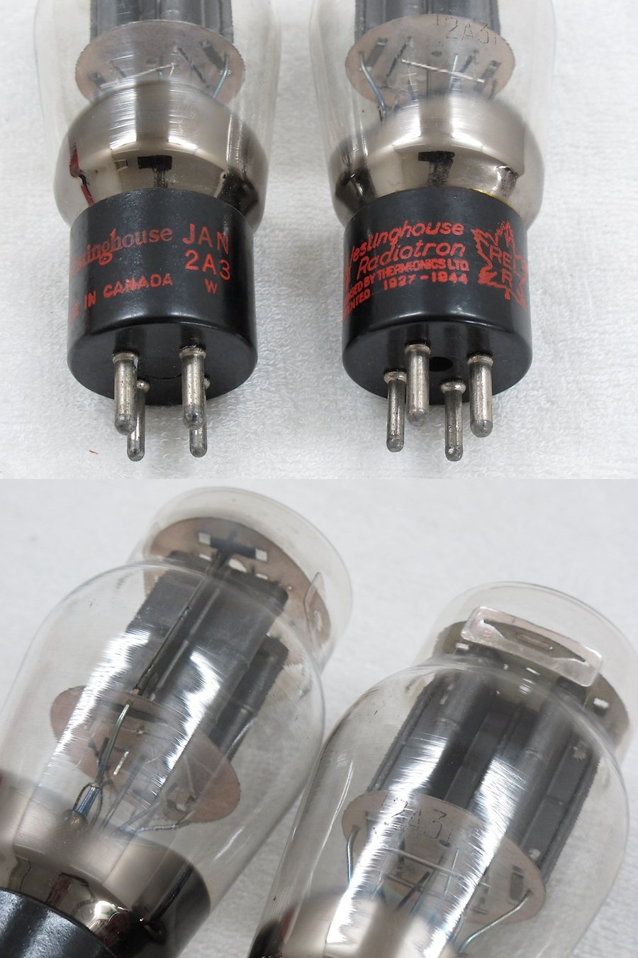 ウェスティングハウス westinghouse 2A3(ペア) 真空管 @25370 / 中古オーディオ買取、販売、通販のショップアフロオーディオ横浜