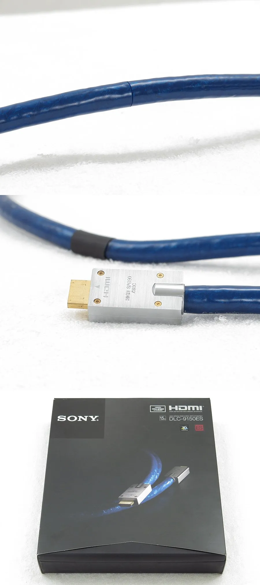 SONY DLC-9150ES HIGH SPEED HDMIケーブル ソニー SONY DLC-9150ES (1.5m) HDMIケーブル @26022｜中古オーディオ