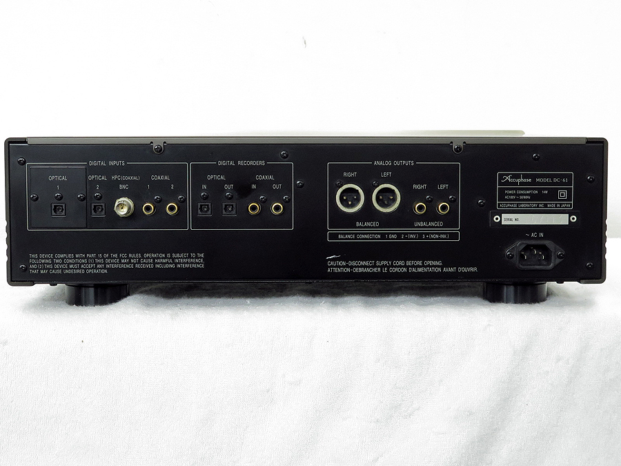 アキュフェーズ Accuphase DC-61 D/Aコンバーター @26331 / 中古