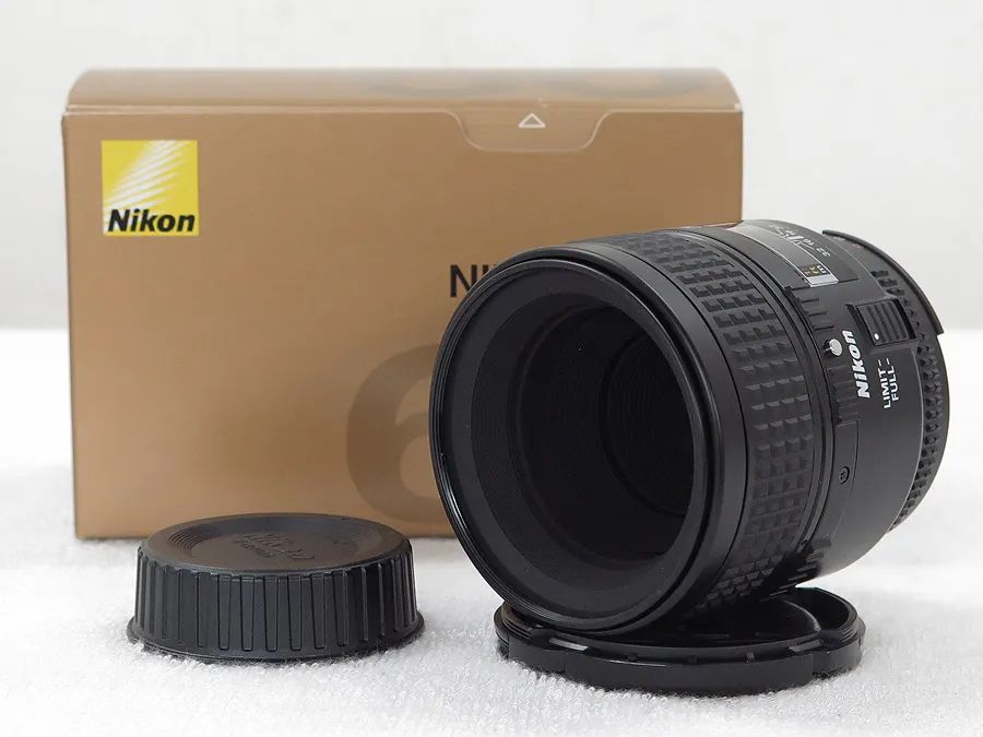 NIKON Ai AF Micro-Nikkor 60mm F2.8D レンズ 元箱付