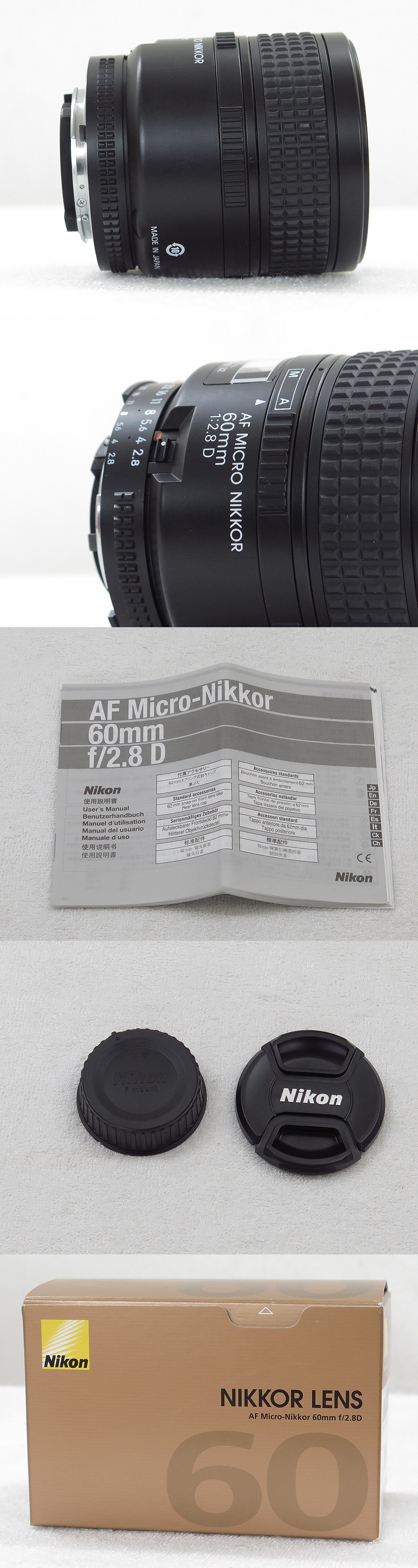 Nikon ai af micro nikkor 60mm f2 8d 26696 