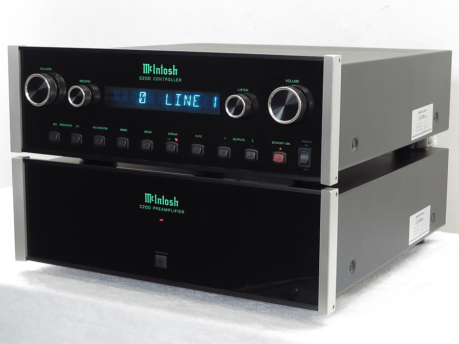 マッキントッシュ Mcintosh C200 プリアンプ 正規品100V @26768 / 中古オーディオ買取、販売、通販のショップアフロオーディオ横浜