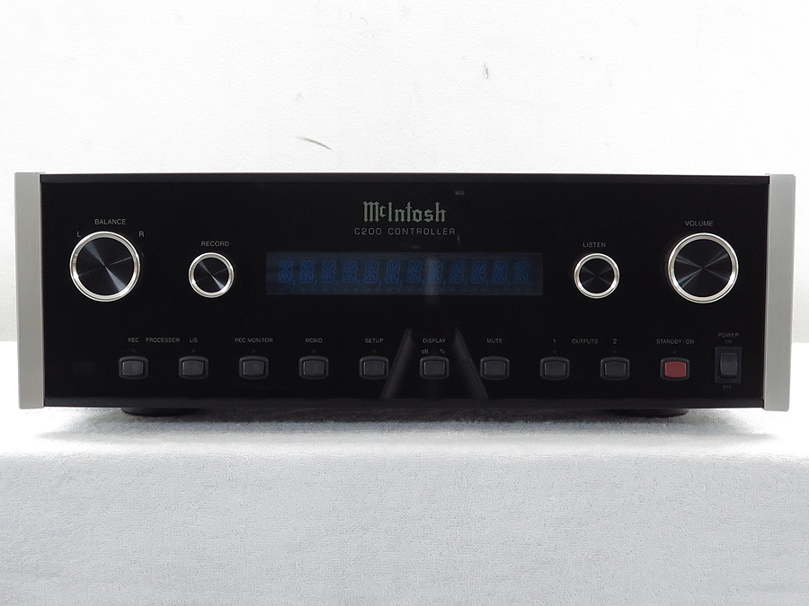 マッキントッシュ Mcintosh C200 プリアンプ 正規品100V @26768 / 中古オーディオ買取、販売、通販のショップアフロオーディオ横浜