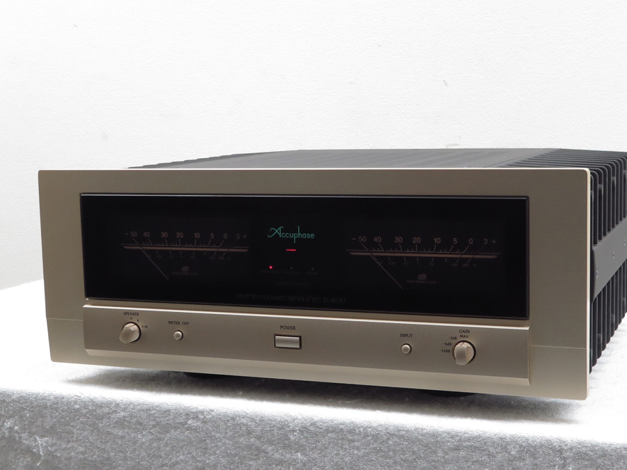 アキュフェーズ Accuphase P-4100 パワーアンプ 元箱付 @26924 / 中古オーディオ買取、販売、通販のショップアフロオーディオ横浜