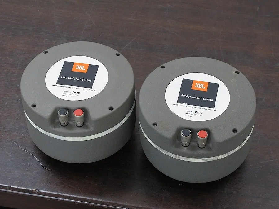 JBL 2420 1インチ ドライバー ペア