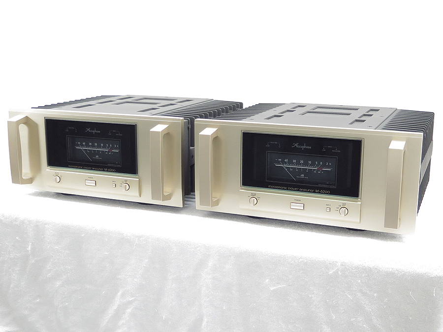 Accuphase M-6200 パワーアンプ ペア 保証残あり