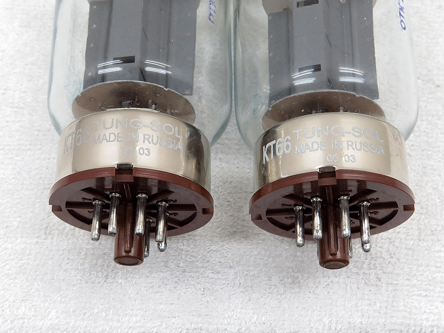 TUNG-SOL KT66 真空管 マッチドペア2本 TUNG-SOL KT66 真空管 マッチドペア2本 Tung-Sol KT66 パワー・アンプ