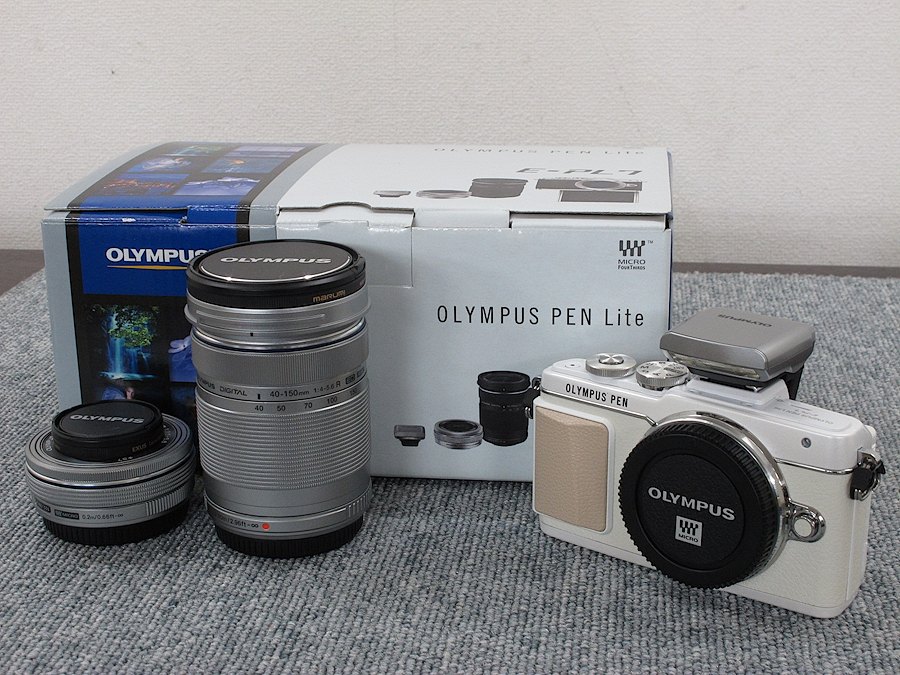 Olympus Pen Lite E Pl7 Ezダブルズームキット 元箱付 中古オーディオ買取 販売 通販のショップアフロオーディオ横浜