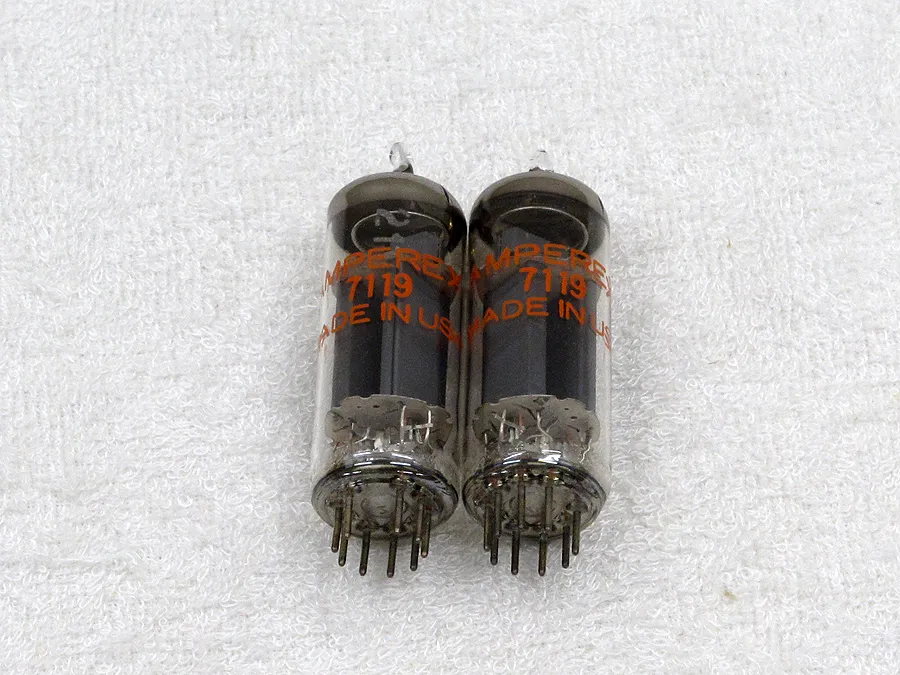 アンペレックス Amperex 7119 E182CC(2本) 真空管 USA製