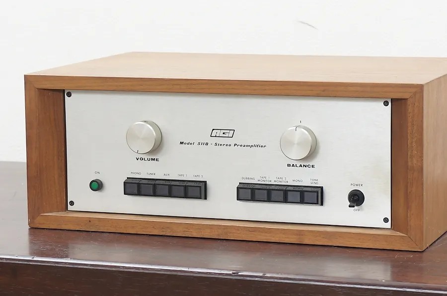 AGI 511B プリアンプ 木箱付 RF正規品 100V仕様