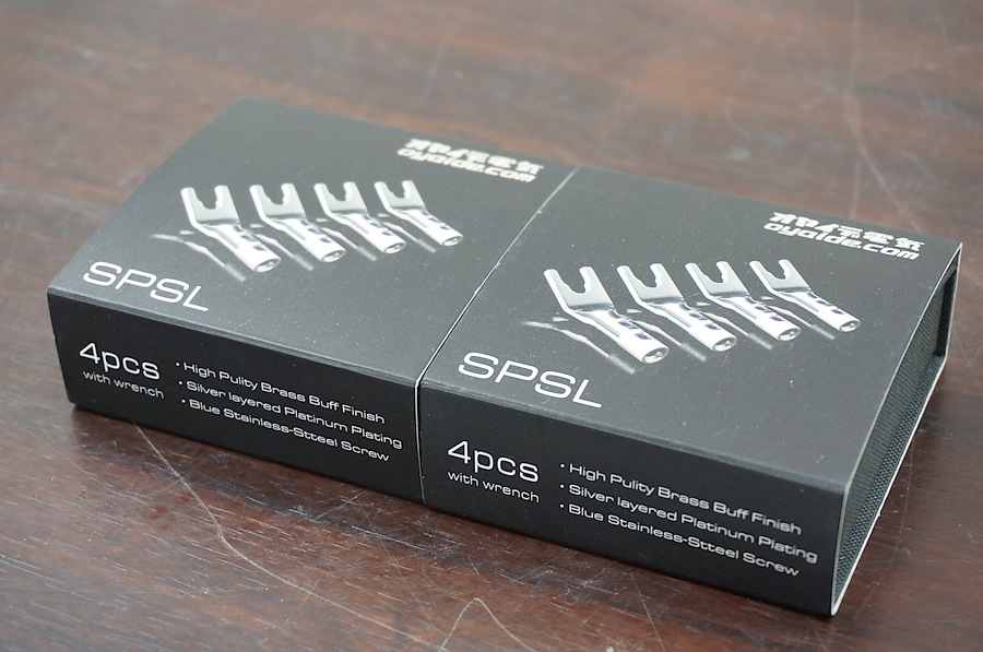 正規通販 オヤイデ電気 4個セット SPSL スピーカー端子 4pcs Yラグ Y