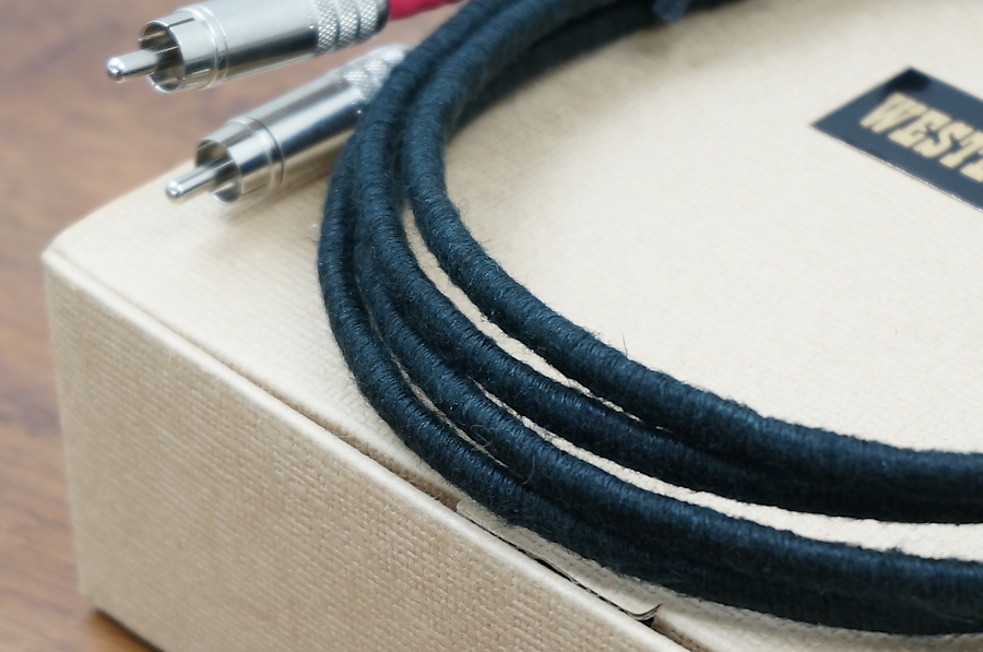 美品】WESTERN SPIRITS リッツ線リネン巻きRCAケーブル @28131 / 中古