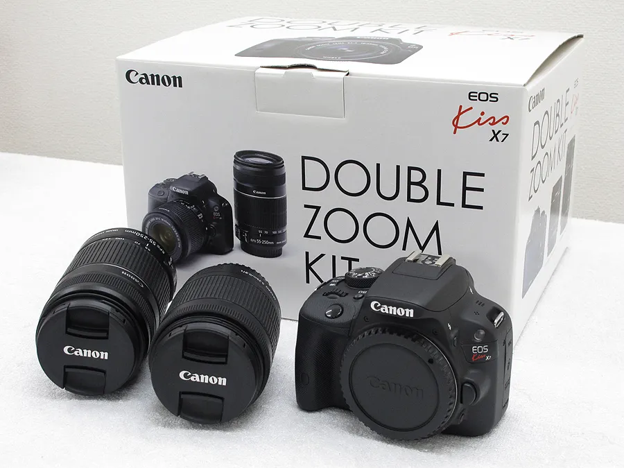 Canon EOS Kiss X7 Wズームキット デジタル一眼