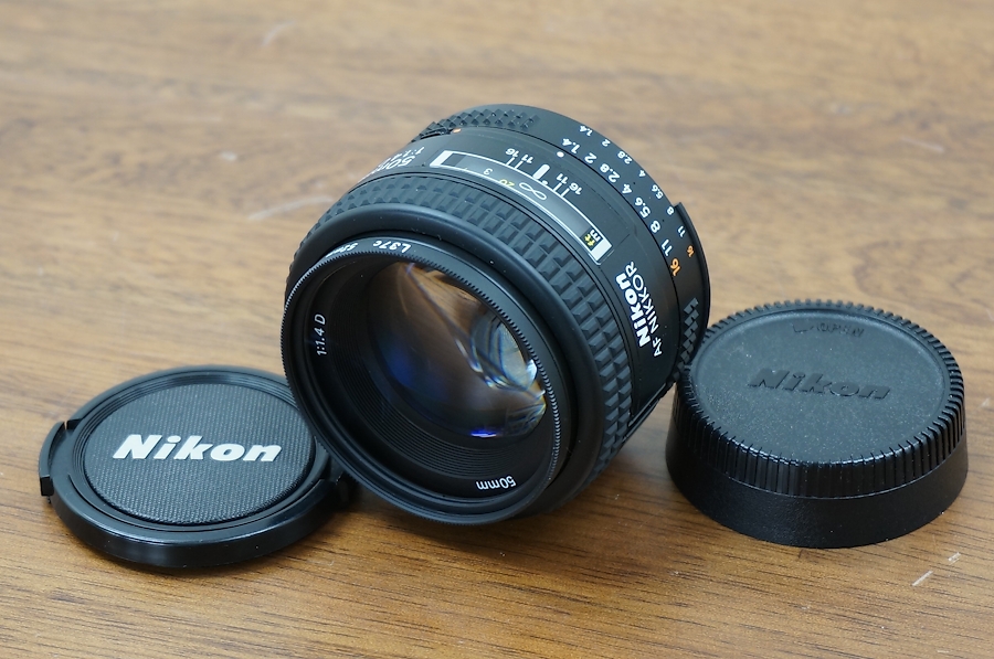 ニコン NIKON AF NIKKOR 50mm f/1.4D レンズ