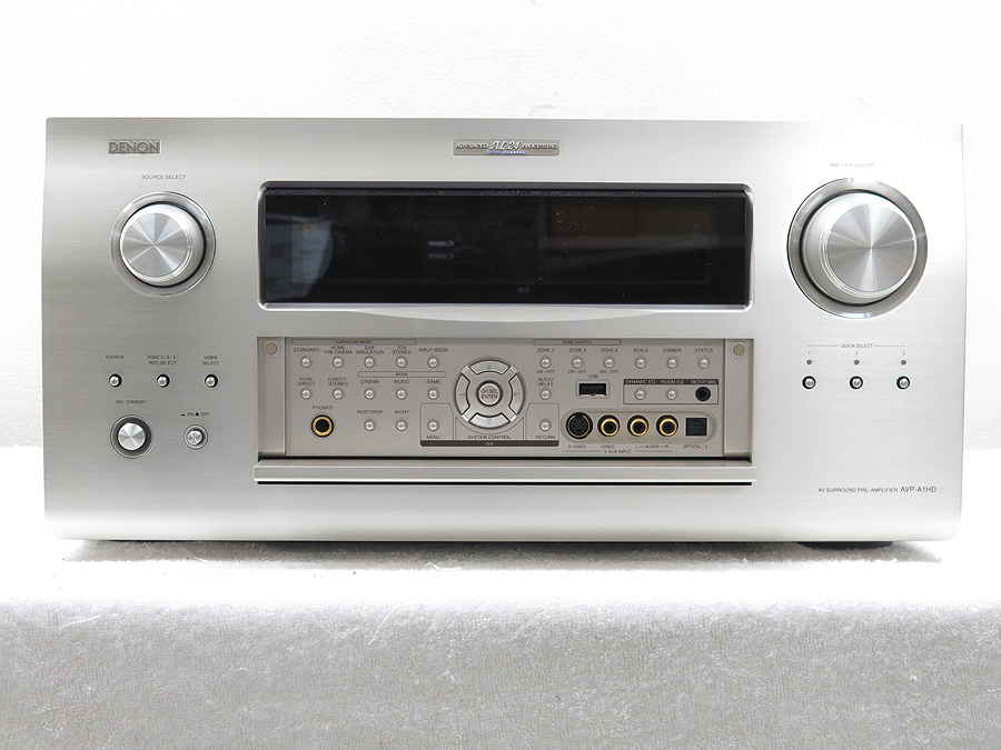 DENONデノン AVP-A1HD AVプリアンプ シルバー 美品】 デノン DENON AVP-A1HD AVプリアンプ @28256 / 中古オーディオ