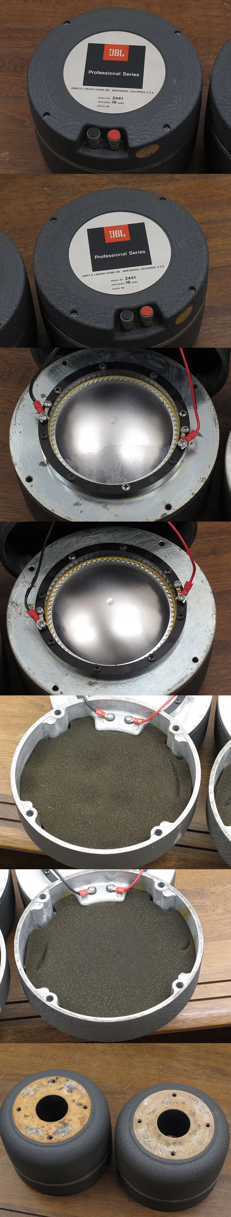 JBL 2441 ドライバー ペア @28333｜中古オーディオ販売実績｜アフロ