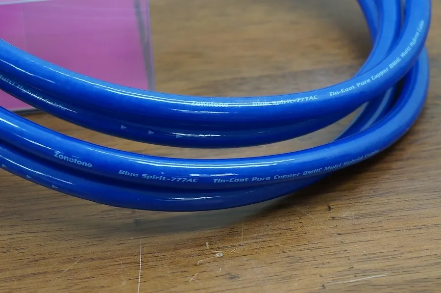 Zonotone Blue Spirit-777AC RCAケーブル 1.0m ペア @28430｜中古