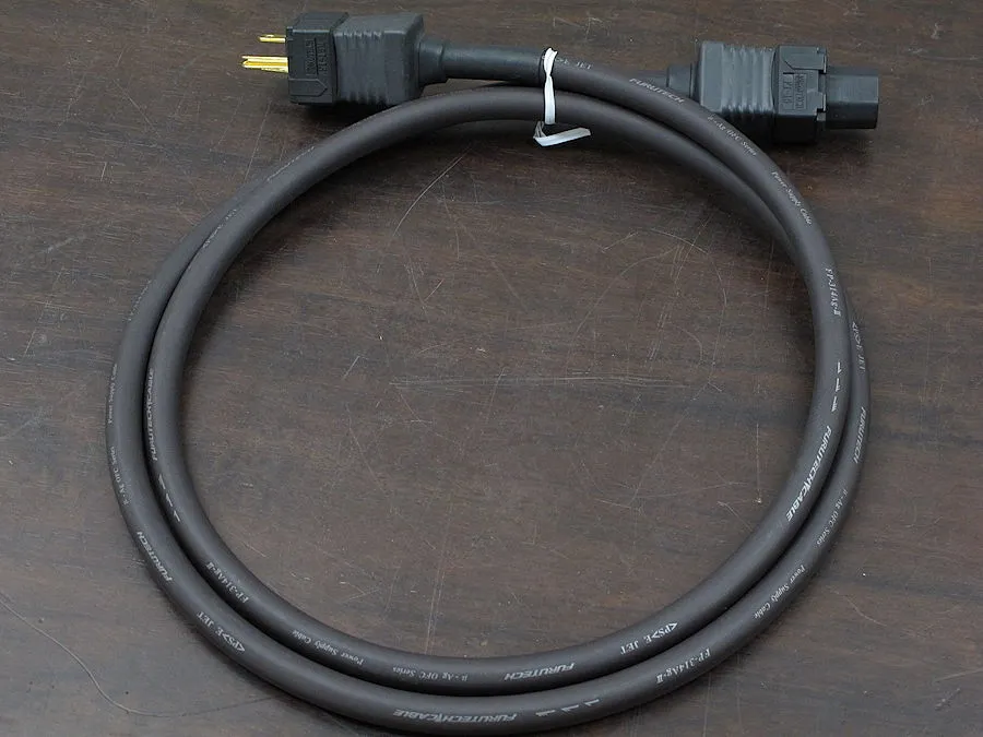FURUTECH FP-314Ag Ⅱ1.8m 電源ケーブル FI-15M+FI-15 @28564｜中古