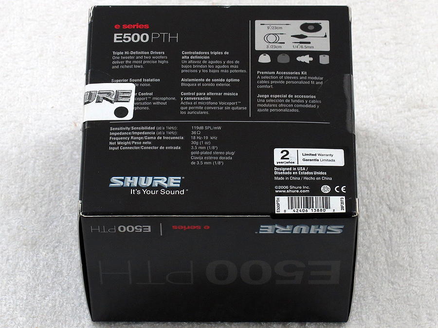 イヤホン SHURE E500 Amazon.co.jp: final (ファイナル) E500 カナル型 イヤホン【 VR