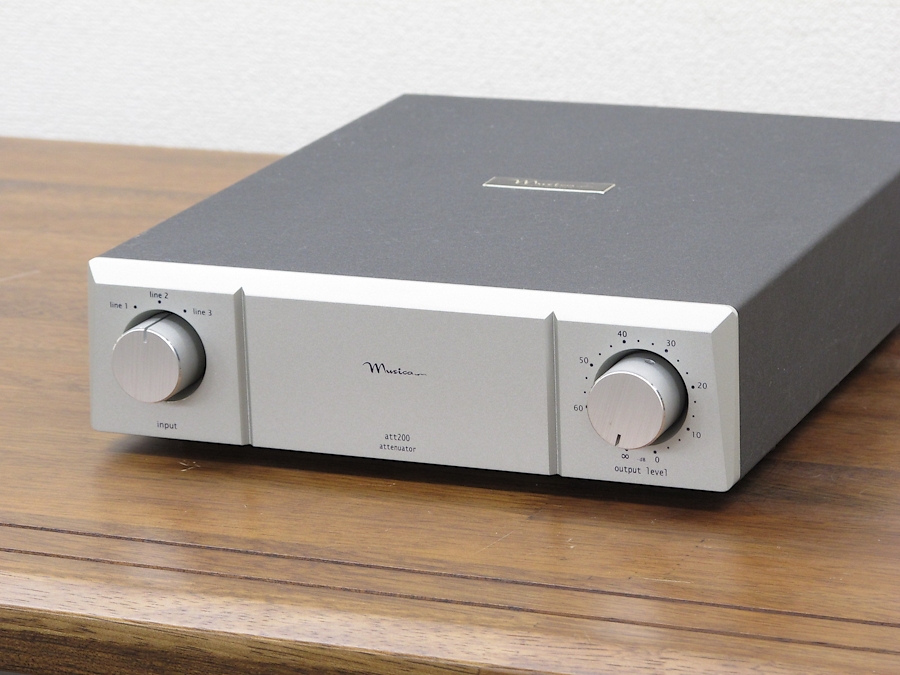 美品】musica ATT200 ムジカ パッシブアッテネーター@28701