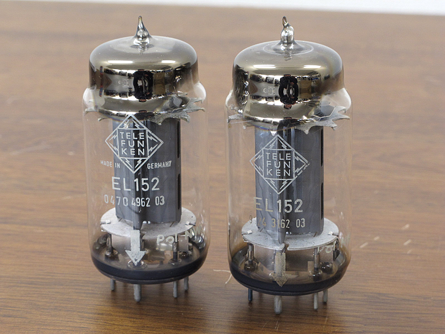 テレフンケン TELEFUNKEN EL152(2本) 真空管 送信管 @28499 / 中古