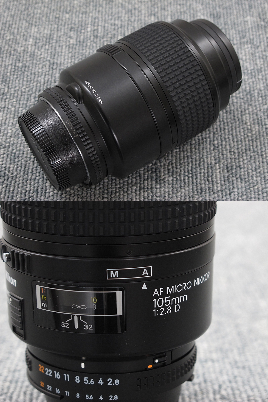  nikon af micro nikkor 105mm f2 8d 28780 