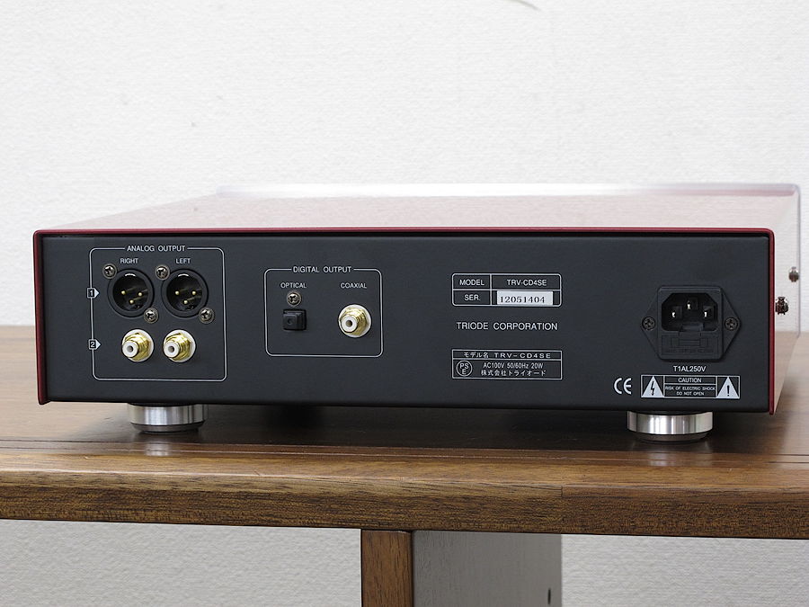 トライオード TRIODE TRV-CD4SE CDデッキ 元箱付 @28914 / 中古