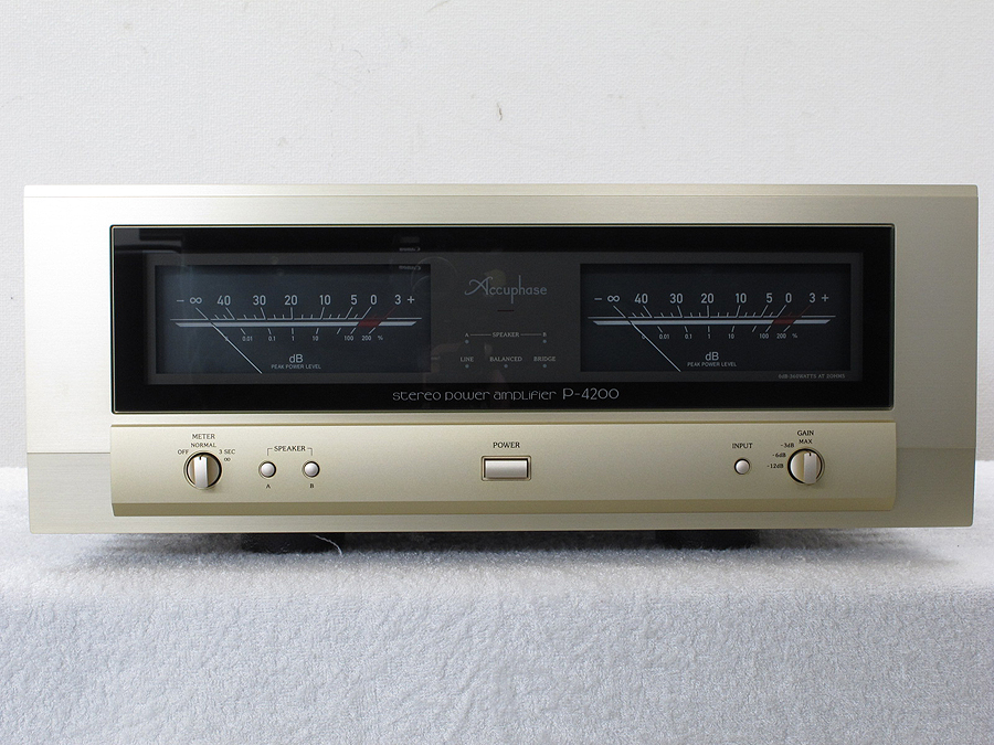 美品】Accuphase P-4200 パワーアンプ 保証付 @28960 / 中古オーディオ