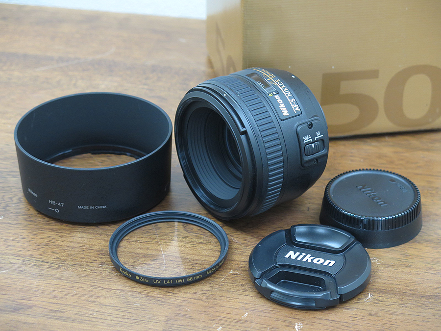 NIKON AF-S NIKKOR 50mm F1.4G カメラレンズ