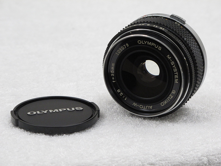 OLYMPUS M-SYSTEM ZUIKO AUTO-W 35mm F2.8 カメラレンズ @29211 / 中古