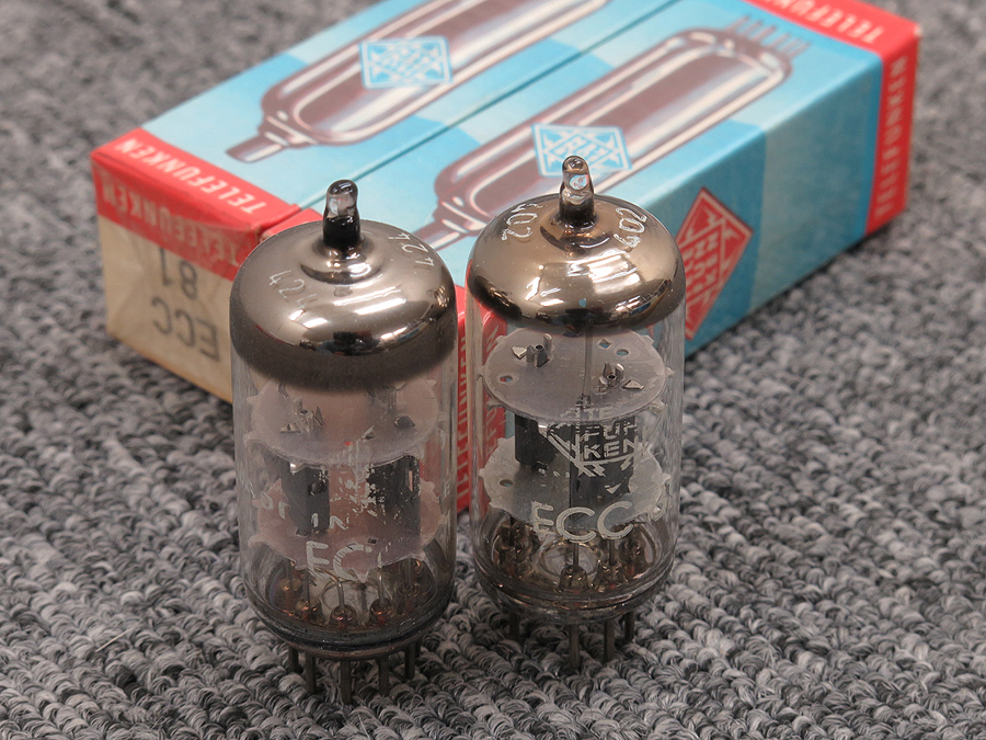 テレフンケン TELEFUNKEN ECC81 2本 ◇マーク 真空管 @29067