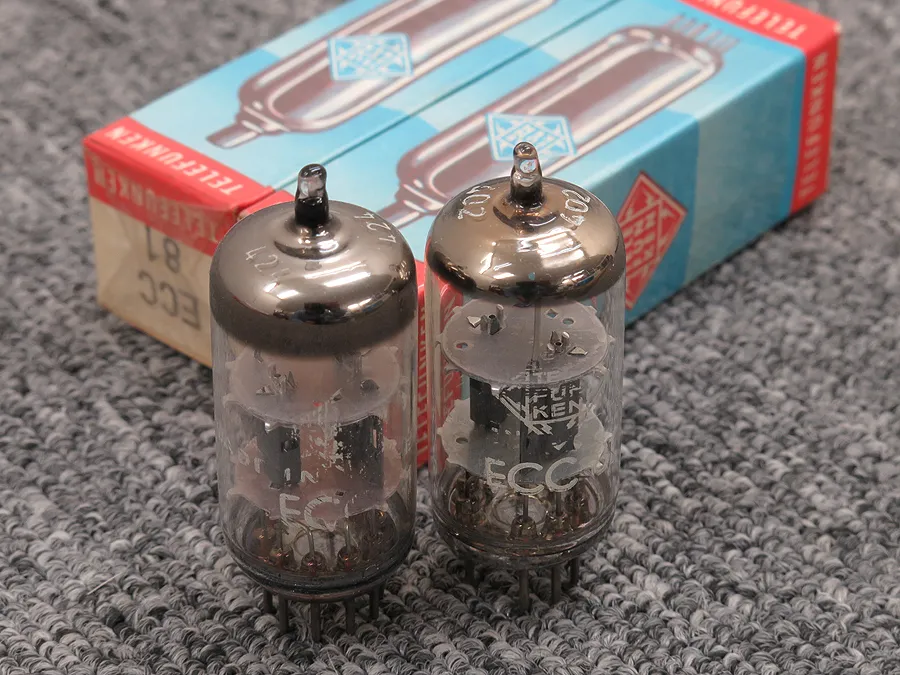 テレフンケン TELEFUNKEN ECC81 2本 ◇マーク 真空管