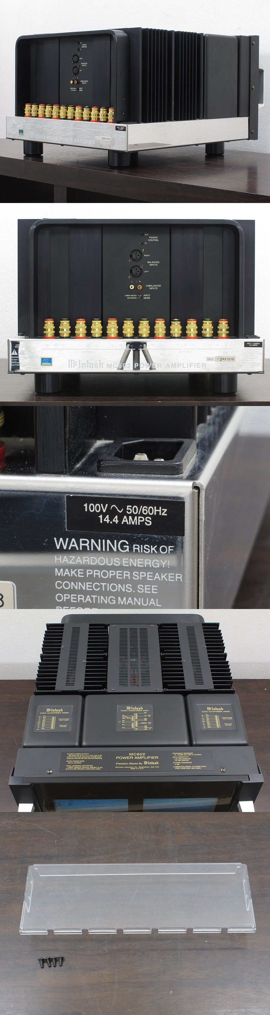 マッキントッシュ Mcintosh MC602 パワーアンプ @29320 / 中古