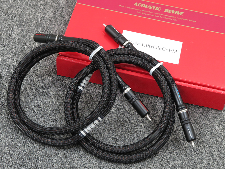Acoustic Revive RCA-1.0 tripleC-FM アコリバ ケーブル @29421 / 中古