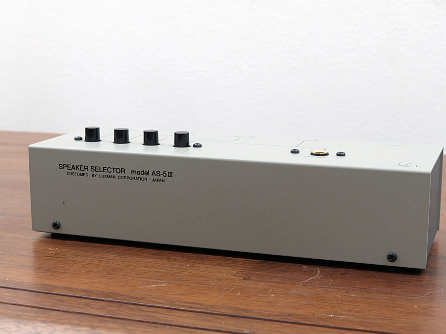 美品】 LUXMAN AS-5Ⅲ スピーカーセレクター 元箱付 @29486
