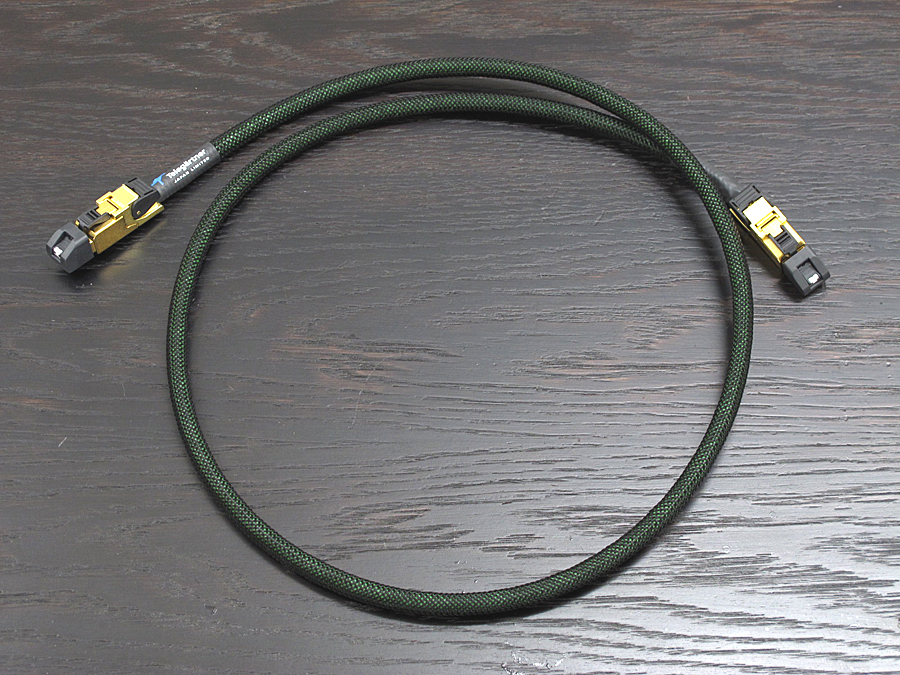 美品】 Telegrtner MFP8 GOLD (1.0m) LANケーブル @29555 / 中古