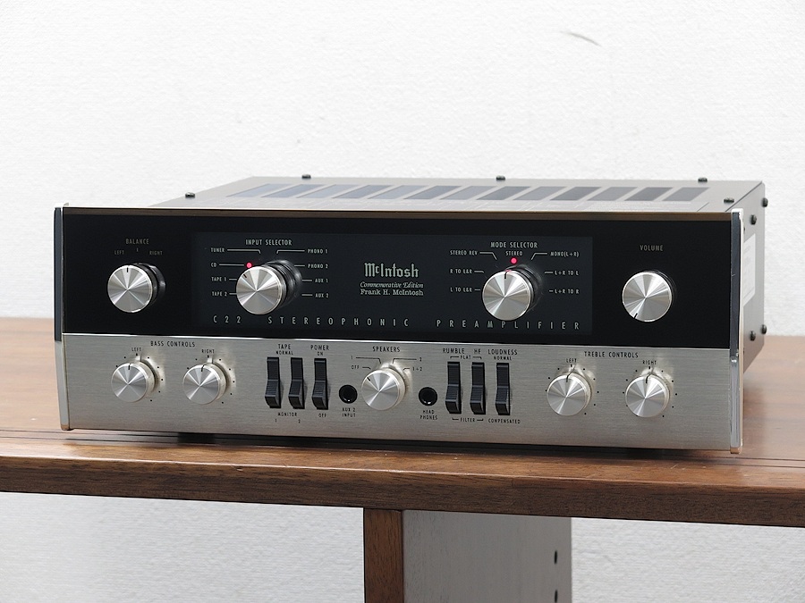美品】マッキントッシュ Mcintosh C22 復刻 プリアンプ @29843