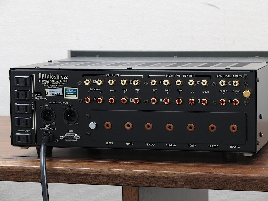 McIntosh プリアンプC22 美品】マッキントッシュ Mcintosh C22 復刻 プリアンプ @29843