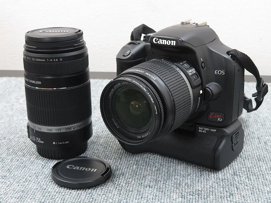 Canon EOS Kiss X2 ダブルズームキット 付属品多数