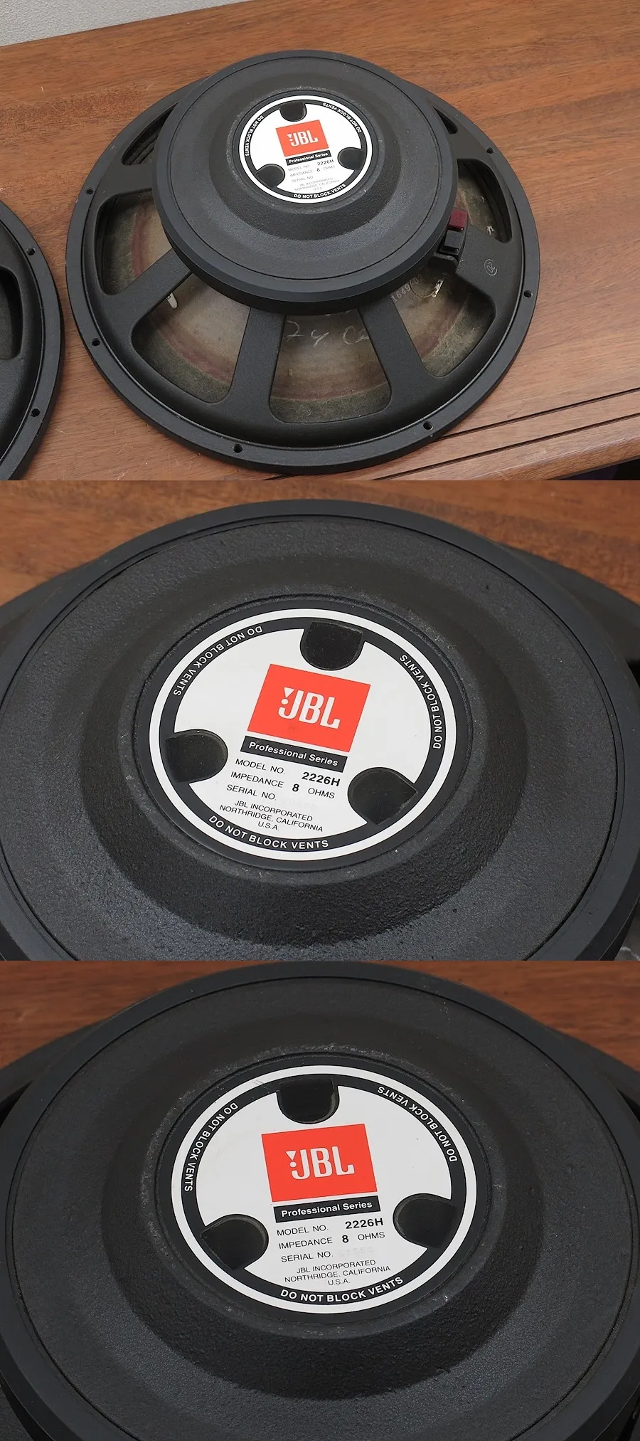 JBL 2226H 38cmウーファー チューンアップ品 @30087｜中古オーディオ