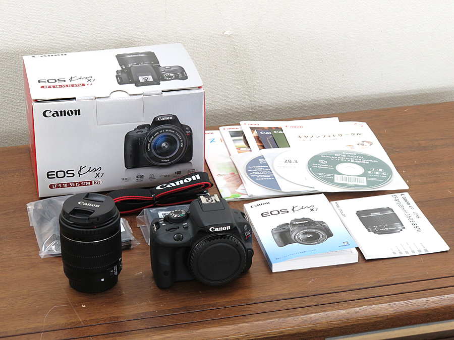 Canon EOS Kiss X7 EF-S 18-55 IS STM Kit 元箱付