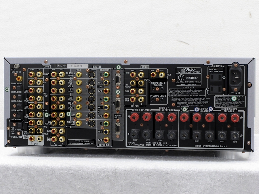 ビクター Victor AX-V7000 AVアンプ @30196 / 中古オーディオ買取