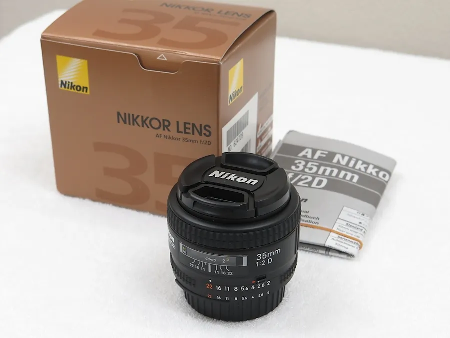 Nikon Ai AF Nikkor 35mm f/2D 単焦点レンズ 元箱付