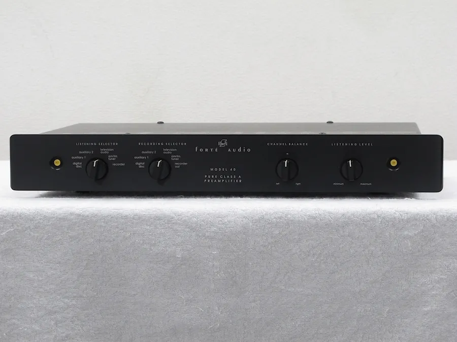 フォルテオーディオ FORTE AUDIO F40H プリアンプ