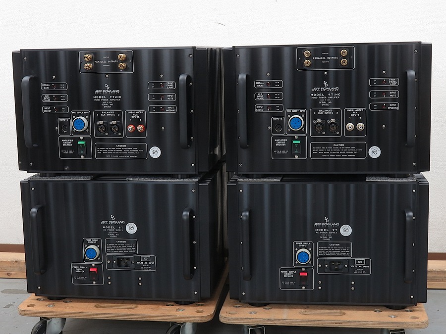 美品】 JEFF ROWLAND 9Ti HC パワーアンプ 木箱付 @30620 / 中古
