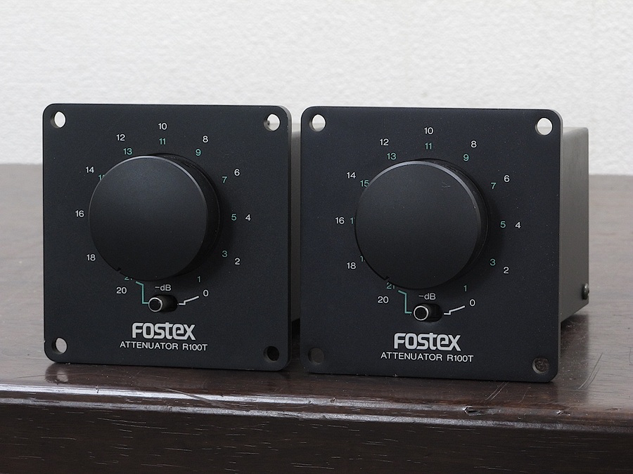 フォステクス FOSTEX R100T ペア アッテネーター @31145 ⁄ 中古オーディオ買取、販売、通販のショップアフロオーディオ横浜
