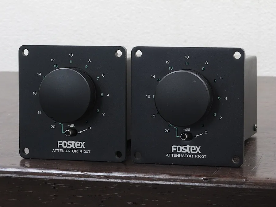 フォステクス FOSTEX R100T ペア アッテネーター